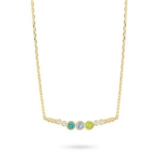 Boccadamo - Collana Argento Placcato Oro - Cristalli Zirconi