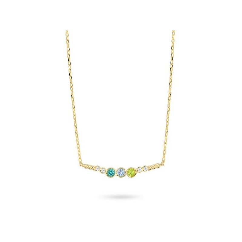 Boccadamo - Collana Argento Placcato Oro - Cristalli Zirconi