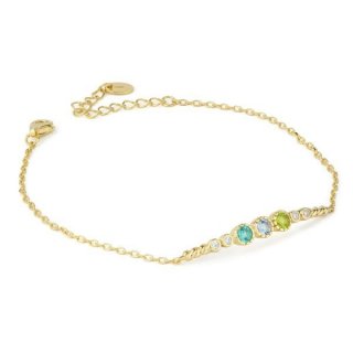 Boccadamo - Bracciale Argento - Placcato Oro - Zirconi