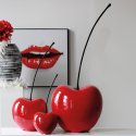 Gilde - Oggetto Decorativo Ciliegia - Ceramica - Rosso
