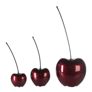 Gilde - Oggetto Decorativo Ciliegio - Ceramica - Rosso