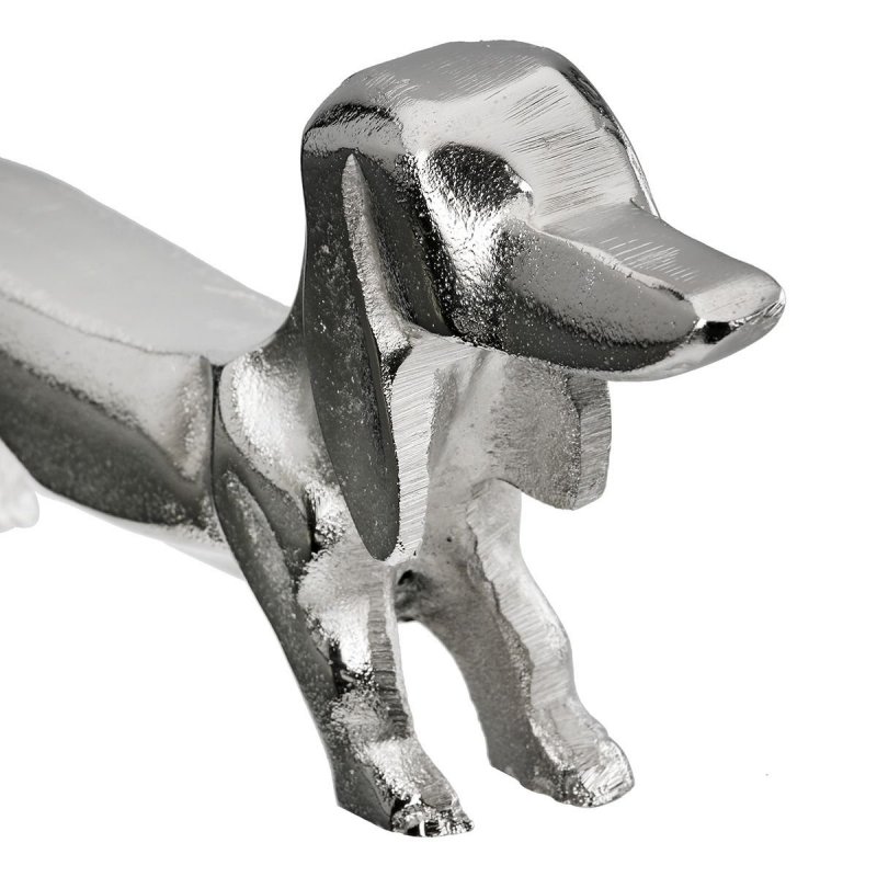 Gilde - Figurina Bassotto Diego - Alluminio Argenteo