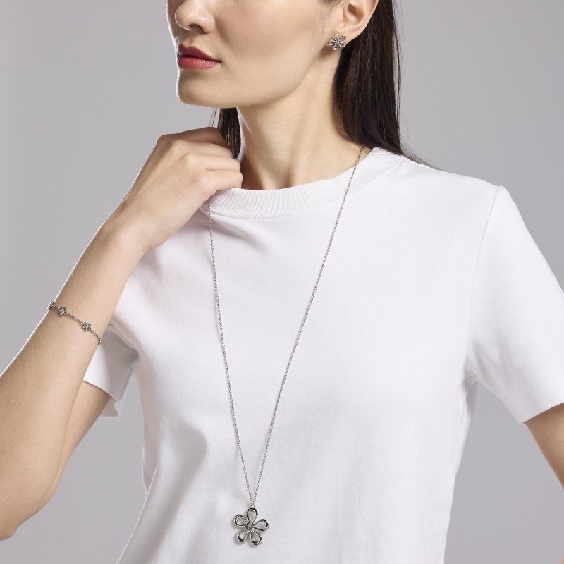 Kidult - Orecchini Fiore Style 17 - Acciaio