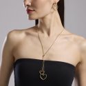 Kidult - Orecchini Style 15 - Acciaio Dorato - Cuori
