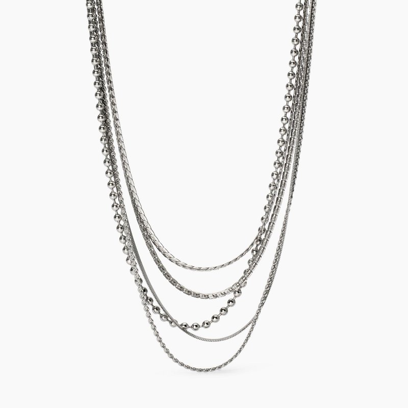Kidult - Girocollo Style 08 - Catene Multiple - Acciaio