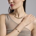 Kidult - Bracciale Dorato - Ciondoli Cuore - Style 18