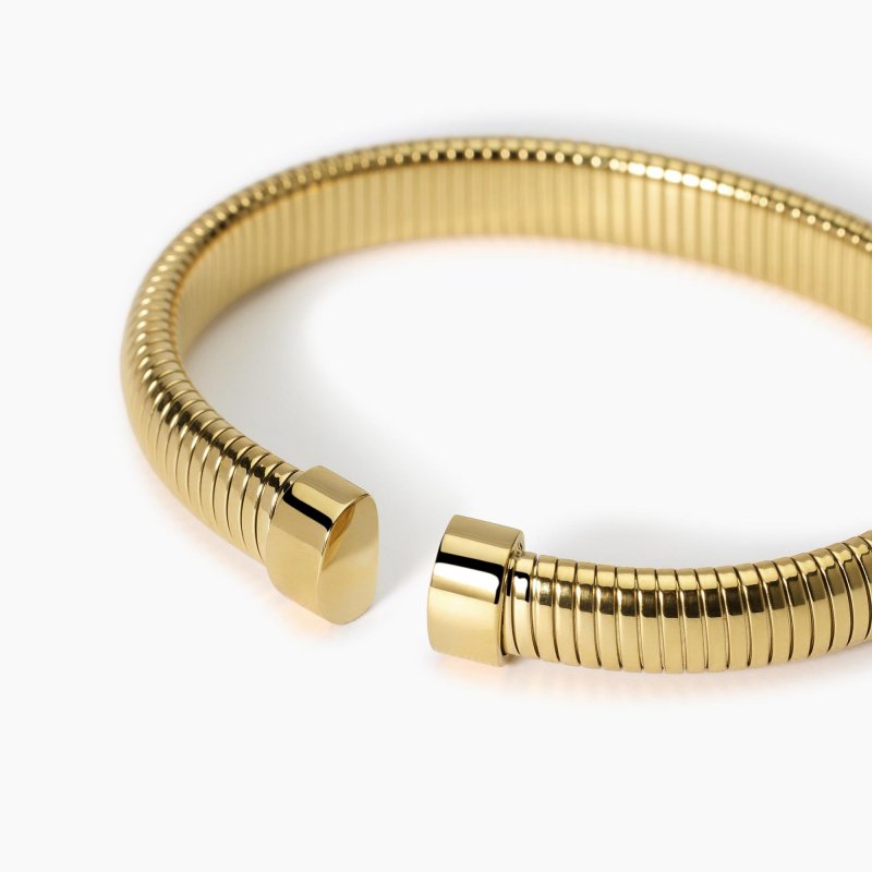 Kidult - Bracciale Tubogas - Acciaio Dorato - Style 13