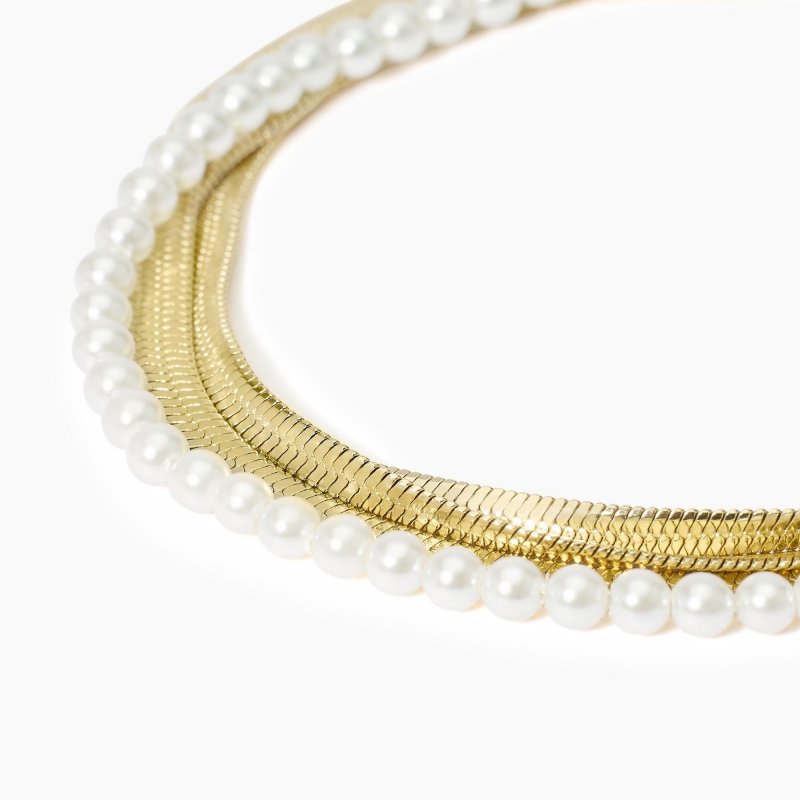 Kidult - Bracciale Style 14 - Acciaio - Perle Conchiglia