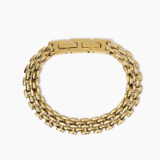 Kidult - Bracciale Panther Style - Acciaio - Pvd Giallo