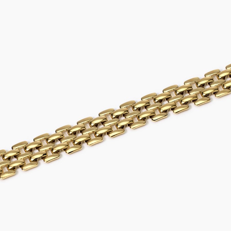 Kidult - Bracciale Panther Style - Acciaio - Pvd Giallo