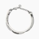 Kidult - Bracciale Style 14 - Acciaio - Perle Conchiglia