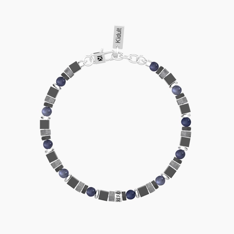 Kidult - Bracciale Uomo - Pietre Multicolor - Famiglia