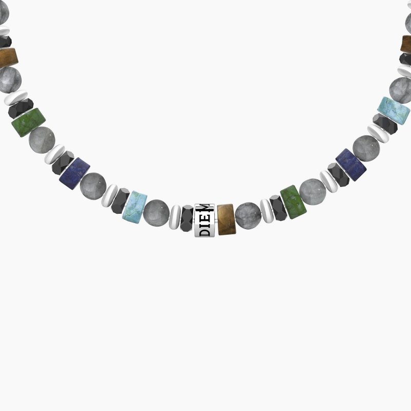 Kidult - Bracciale Uomo - Pietre Multicolor - Carpe Diem