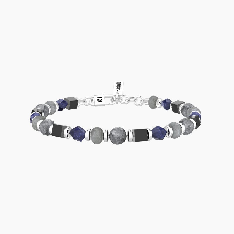 Kidult - Bracciale Uomo - Pietre Multicolor - Energia