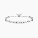 Kidult - Bracciale Amicizia - Regolabile - Acciaio