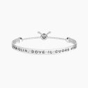 Kidult - Bracciale Regolabile - Famiglia - Acciaio