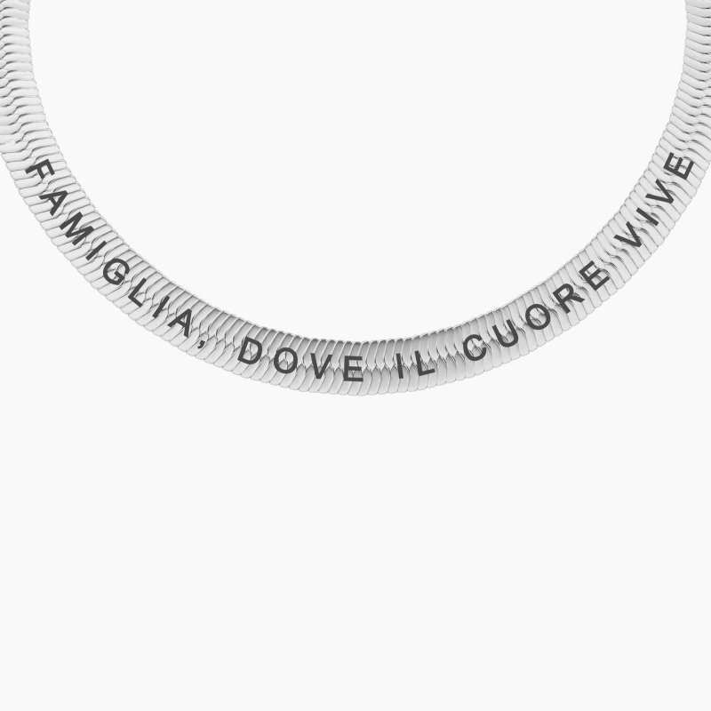 Kidult - Bracciale Regolabile - Famiglia - Acciaio