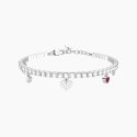 Kidult - Bracciale Tennis - Cuore Love - Acciaio