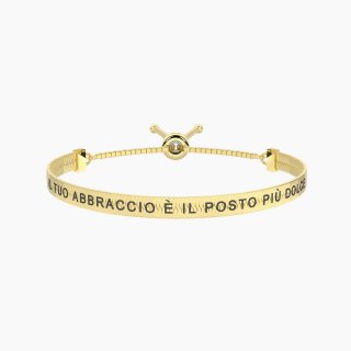Kidult - Bracciale Mamma - Acciaio Dorato - Regolabile