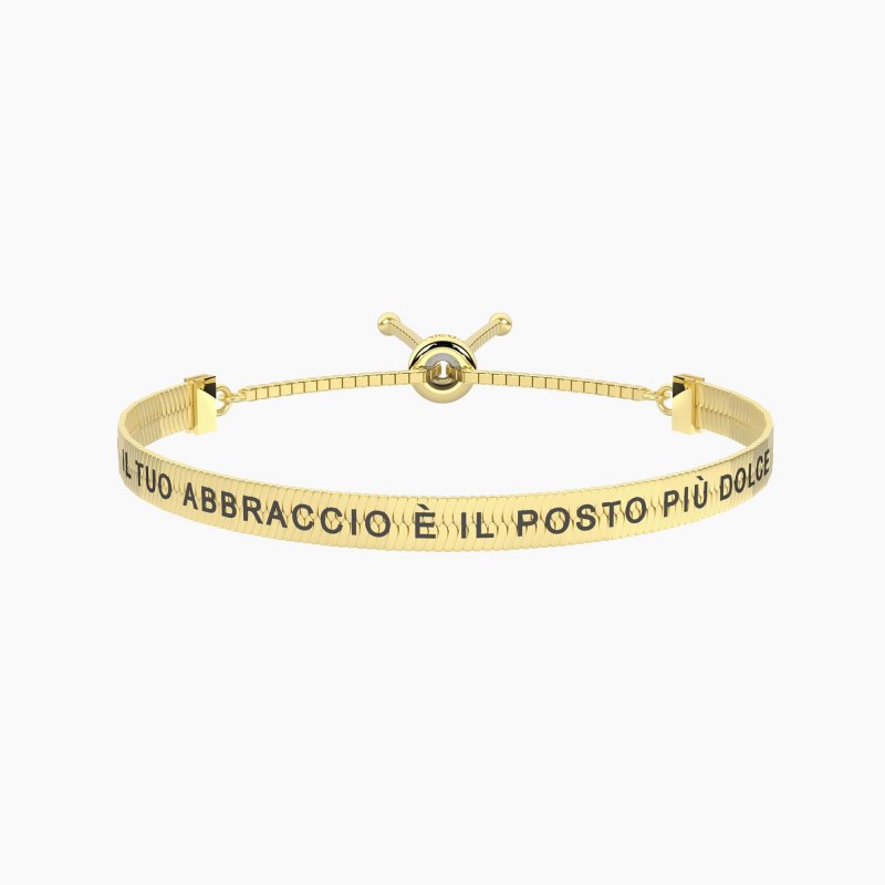 Kidult - Bracciale Mamma - Acciaio Dorato - Regolabile