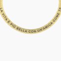 Kidult - Bracciale Amicizia - Acciaio Dorato - Donna