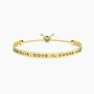 Kidult - Bracciale Famiglia - Acciaio Dorato - Donna