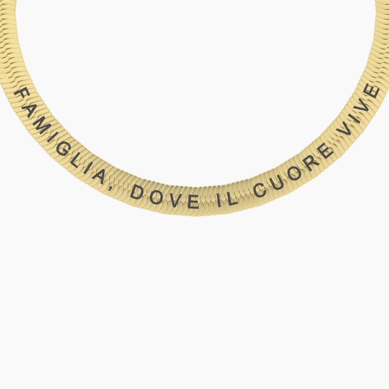 Kidult - Bracciale Famiglia - Acciaio Dorato - Donna