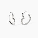 Kidult - Orecchini Cuore Style 15 - Acciaio 316L