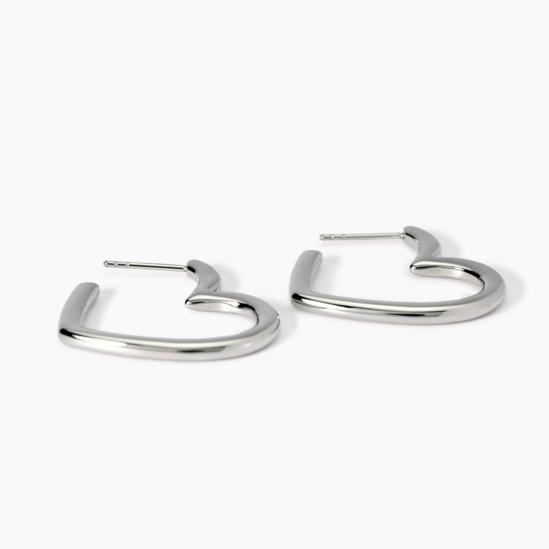 Kidult - Orecchini Cuore Style 15 - Acciaio 316L