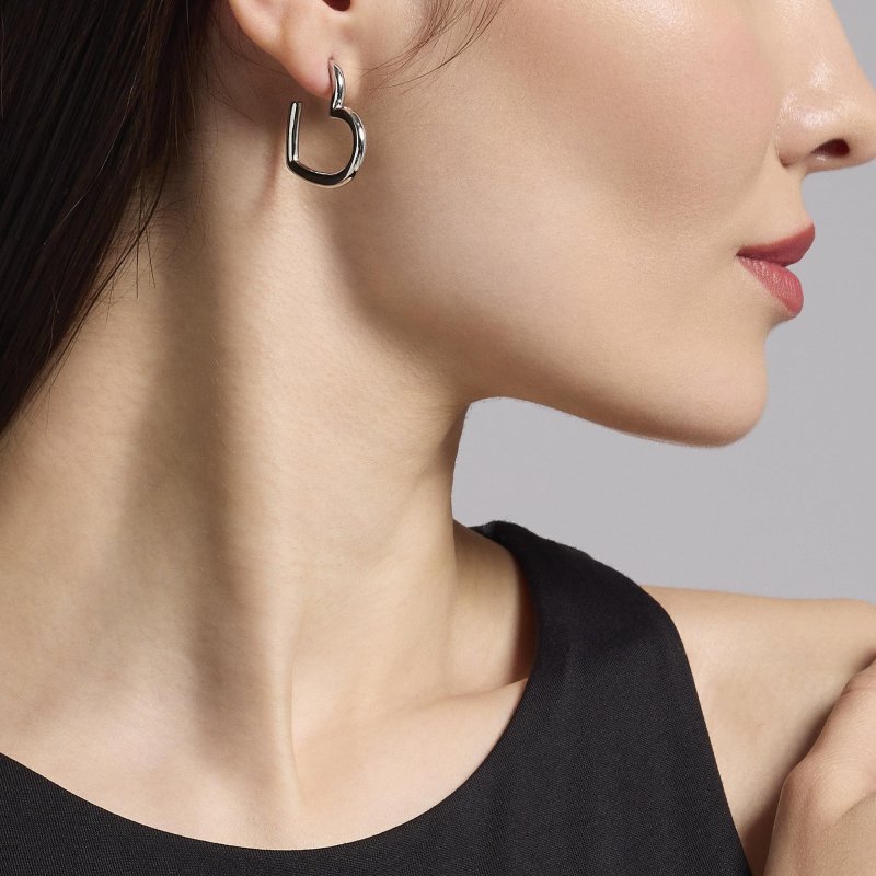 Kidult - Orecchini Cuore Style 15 - Acciaio 316L