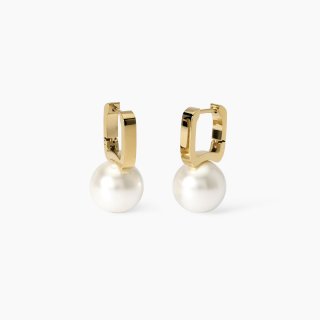 Kidult - Orecchini Style 14 - Acciaio Dorato - Perle