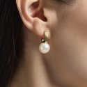 Kidult - Orecchini Style 14 - Acciaio Dorato - Perle