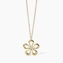 Kidult - Collana In Acciaio Dorato - Fiore Style 17
