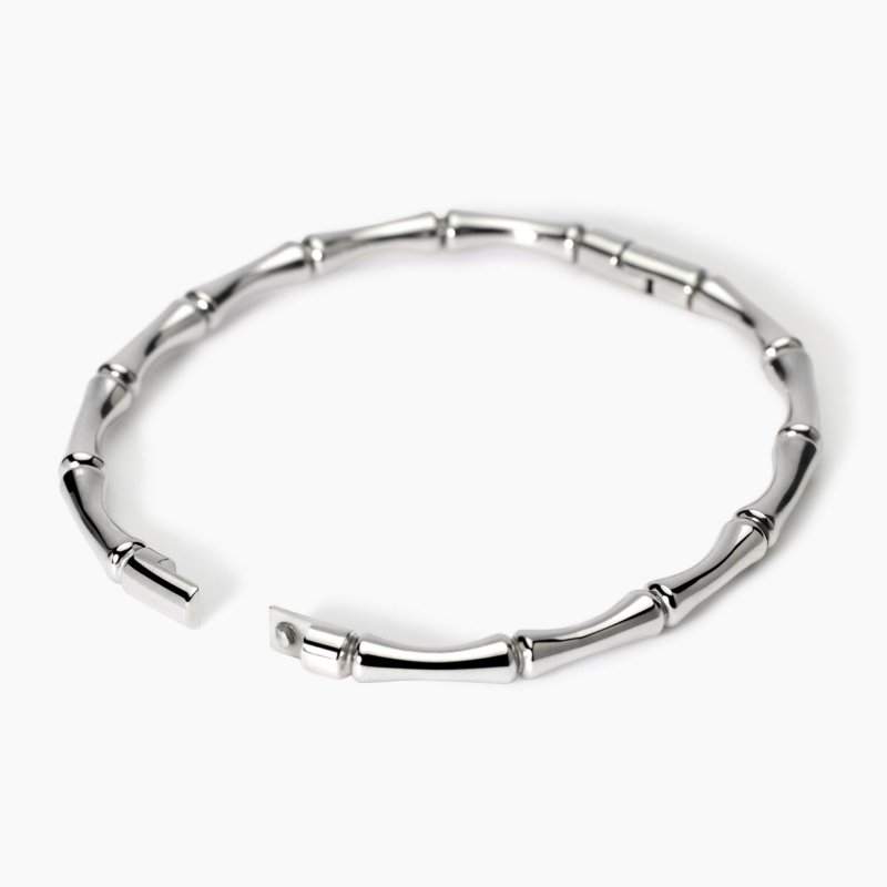 Kidult - Bracciale Rigido Bambù - Acciaio 316L