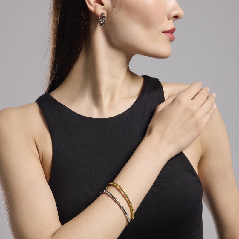 Kidult - Bracciale Rigido Bambù - Acciaio 316L