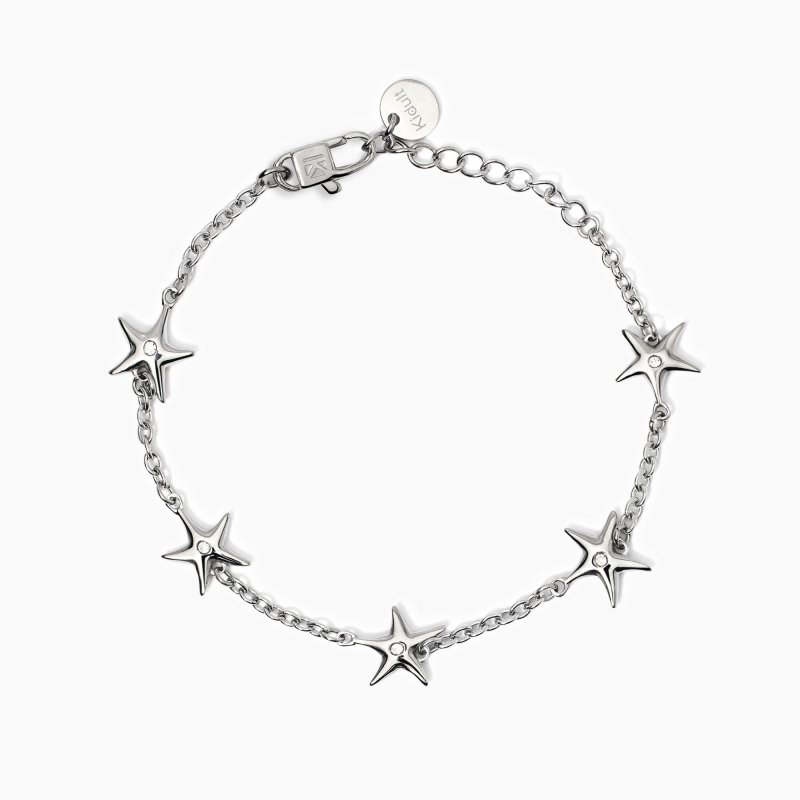 Kidult - Bracciale Cuore Style 18 - Acciaio - Cristalli