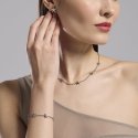 Kidult - Bracciale Cuore Style 18 - Acciaio - Cristalli