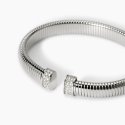 Kidult - Bracciale Tubogas - Cristalli Bianchi - Acciaio