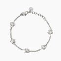 Kidult - Bracciale Con Catena Rolò - Acciaio - Cristalli