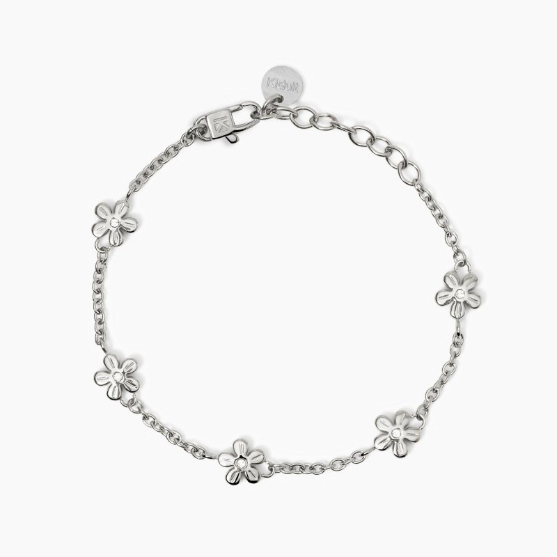Kidult - Bracciale Con Catena Rolò - Acciaio - Cristalli