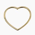 Kidult - Bracciale Rigido Cuore - Acciaio Dorato