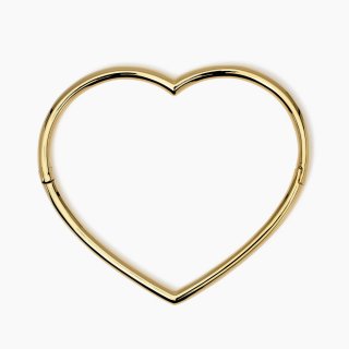 Kidult - Bracciale Rigido Cuore - Acciaio Dorato
