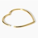 Kidult - Bracciale Rigido Cuore - Acciaio Dorato