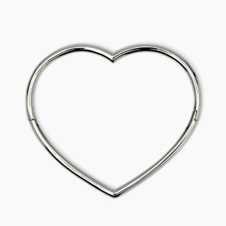 Kidult - Bracciale Rigido A Cuore - Acciaio 316L
