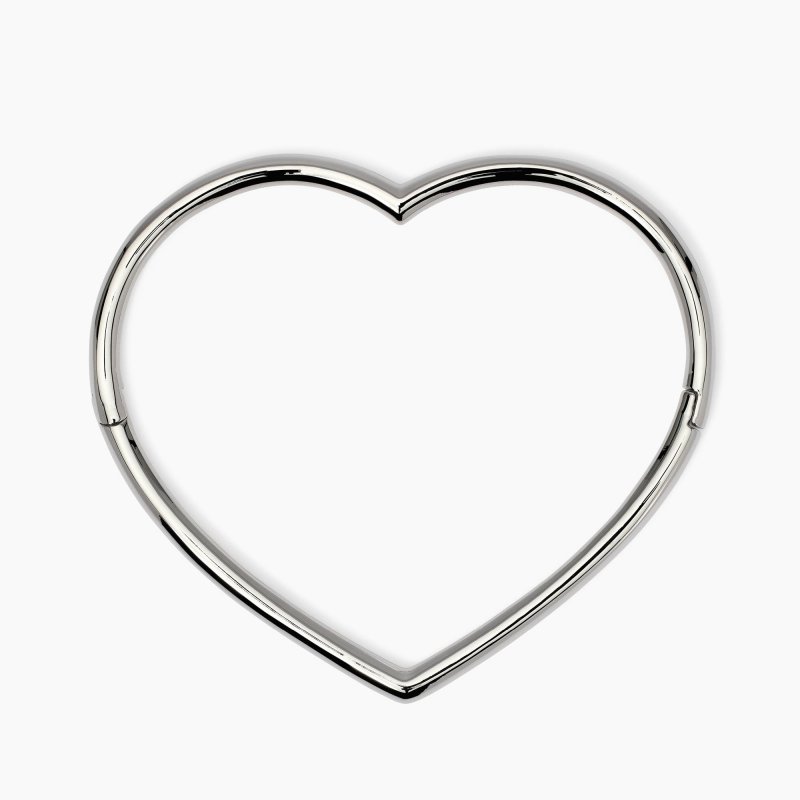 Kidult - Bracciale Rigido A Cuore - Acciaio 316L