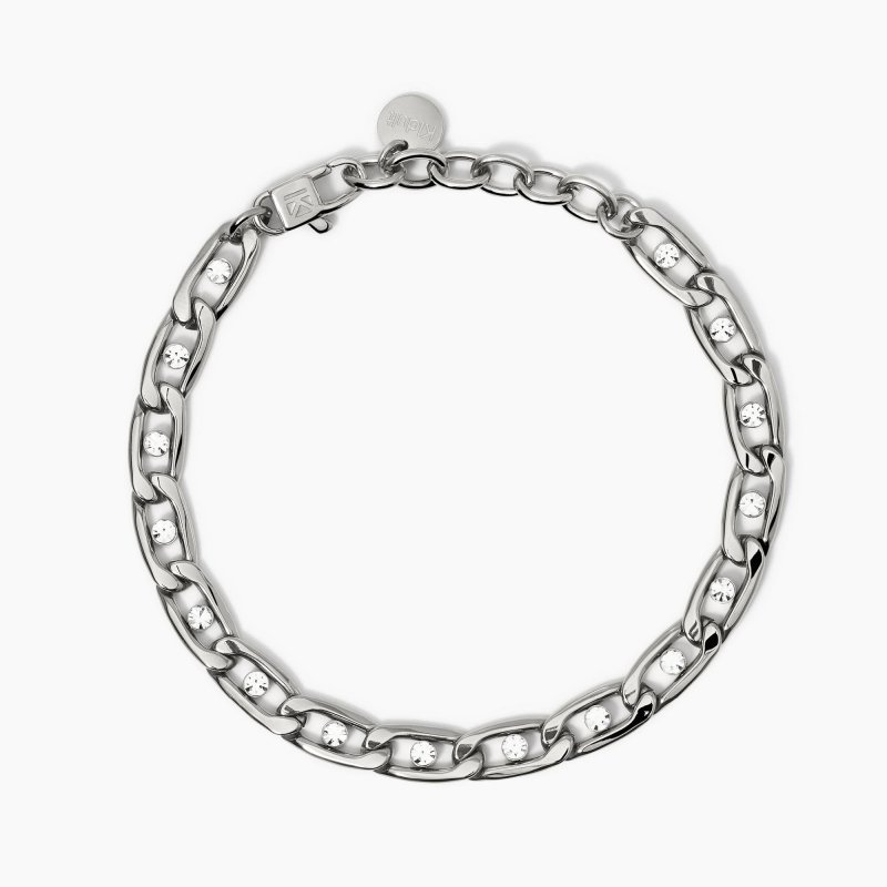 Kidult - Bracciale Style 06 - Cristalli - Acciaio