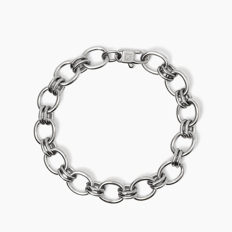 Kidult - Bracciale Style 06 - Acciaio - Catena Larga