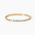 Kidult - Bracciale Rigido - Acciaio Dorato - Zirconi
