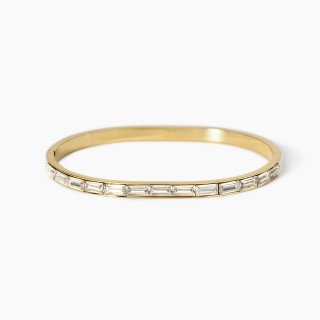 Kidult - Bracciale Rigido - Acciaio Dorato - Zirconi