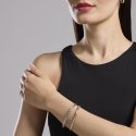 Kidult - Bracciale Rigido - Acciaio Dorato - Zirconi